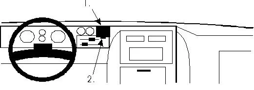 ProClip Monteringsbygel Chevrolet Van 78-95, Centrerad 78-95 Populär