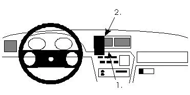 Opel Calibra 91-97, Centrerad 89-97 Nyhet