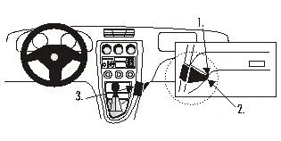 Begränsat erbjudande Brodit 852517 - Angled mount, Low