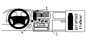 Nyhet Toyota HiLux 98-05, Centrerad 98-05