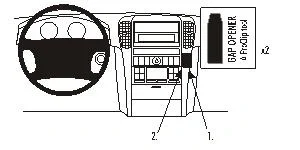 Expressleverans Kia Sorento 02-07, Vinklad, Brun Träpanel 02-07