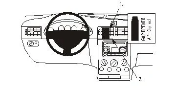 Köp nu Ford Transit Connect/Tourneo Connect 03-09, Centrerad 03-09