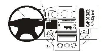 I lager Nissan X-Trail 04-07, Centrerad 04-07