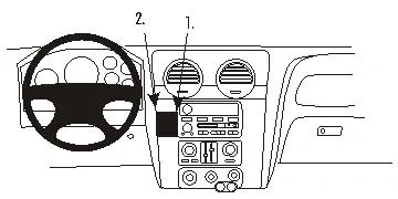 Fynd Brodit ProClip, GMC Envoy 02-10