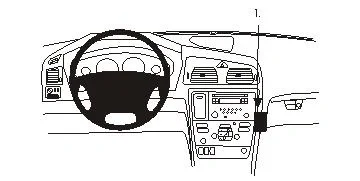 Volvo V70 05-08, Vinklad, Träpanel 05-10 Snabb frakt