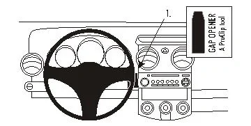 Mitsubishi Colt 05-08, Centrerad 05-08 Rabatt