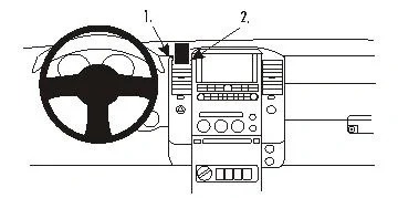 Rabatter Nissan Navara 06-10, Centrerad 05-10