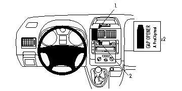Köp online Fiat Scudo 07-15, Centrerad 07-16