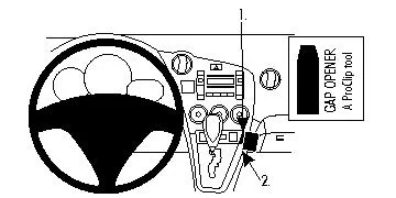 Rea Brodit ProClip, Toyota Matrix 09-13