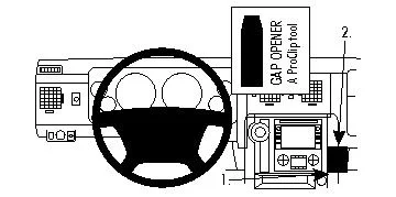 Köp online Brodit ProClip, Hummer H2 08-11 08-11