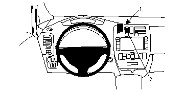Utförsäljning Brodit ProClip, Nissan Leaf 11-17 11-17