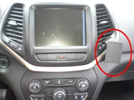 Brodit ProClip Jeep Cherokee 2014-2023 (Angled mount) Rabatter