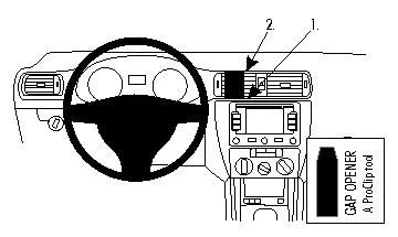 Snabb frakt Brodit ProClip, Volkswagen Jetta 11-18 11-18