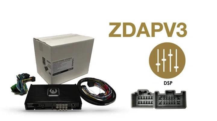 Phoenix Gold ZDAPV3, Slutsteg med DSP uppgradering till Volvo utan OEM slutsteg Endast denna vecka