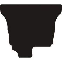 Säker betalning Velour bagagerumsmatta till Land Rover Defender 90 (L663) 2-sits 2020-