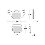 Bromskloss Förstärkta Begränsat antal